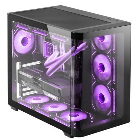 Mars Gaming MC-FUSION Caja Semitorre Negra Mars Gaming MC-FUSION Caja Semitorre Negra